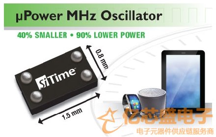 μPower MEMS振蕩器SiT8021系列